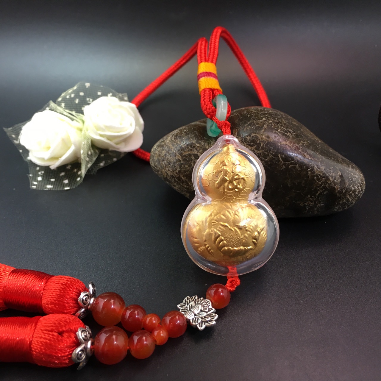 真金车挂金葫芦汽车挂件招财保平安 保险银行会销开门红礼品批发