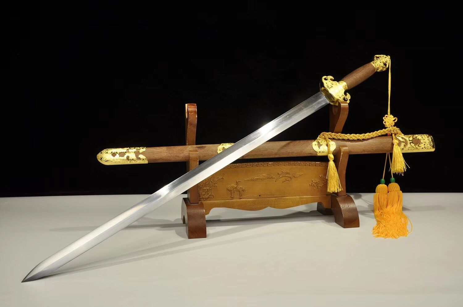 金龙剑厂家供应龙泉市剑庐宝剑厂未开刃