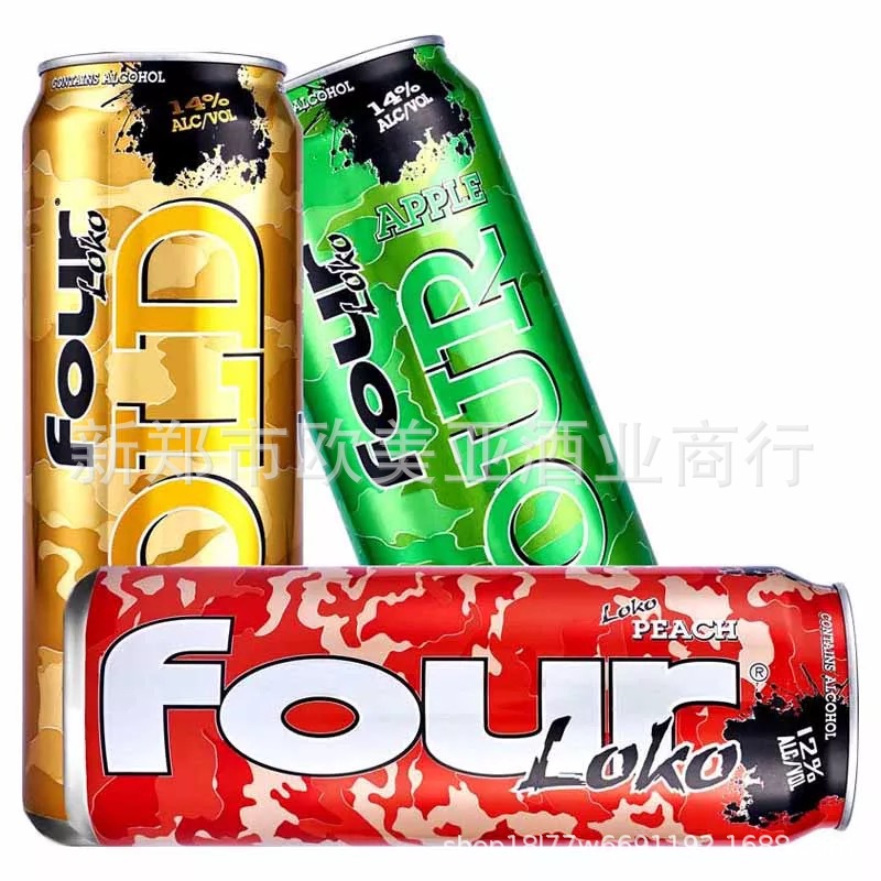 四洛克美国鸡尾酒 断片酒 失身酒 果酒 夜店用酒 12瓶/箱