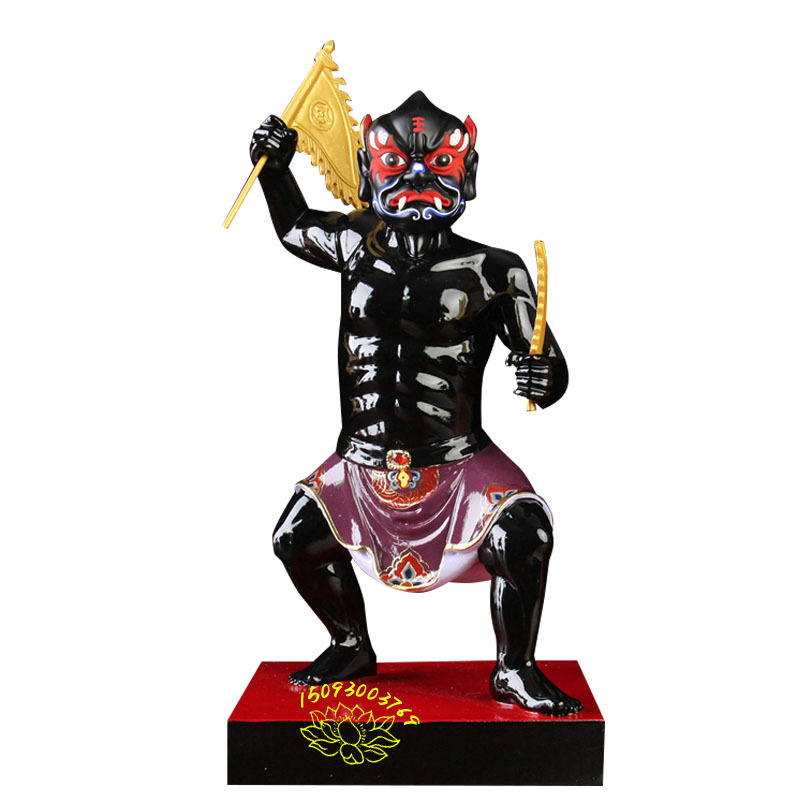 冥府四大判官 魏征 钟馗 陆之道 崔珏木雕神像 十殿阎君雕像批发