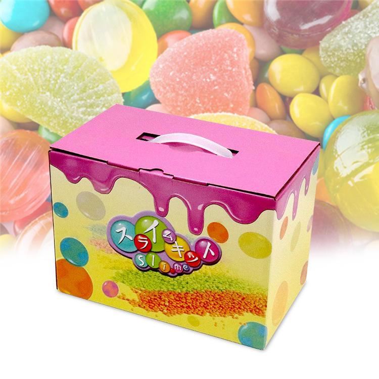 厂家直销三层瓦楞礼品盒彩色手提瓦楞纸礼盒糖果礼品彩盒包装盒