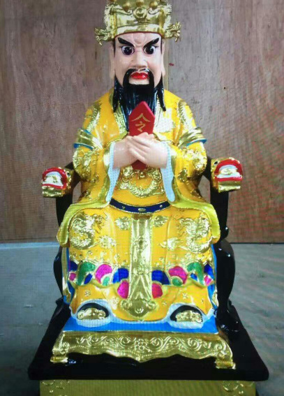河南大型佛像厂 寺庙神像彩绘 订制城隍爷像五道将军神像图片
