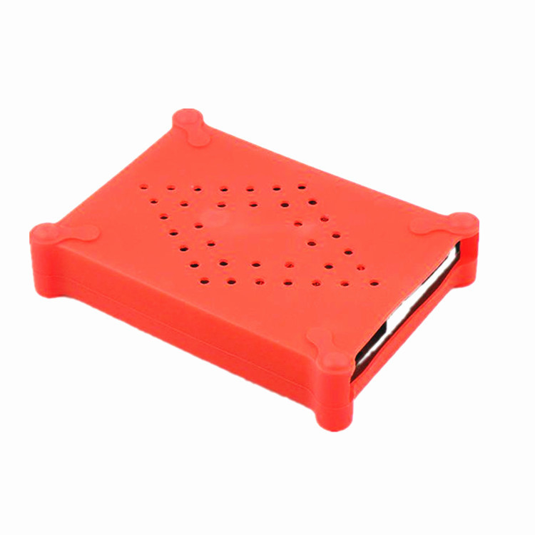 厂家供应3.5英寸多色车载固态移动硬盘硅胶套 硅胶硬盘保护套