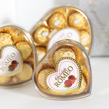 罗密欧正品夹心巧克力24粒创意钻石面爱心形礼盒送女友浪漫大礼物