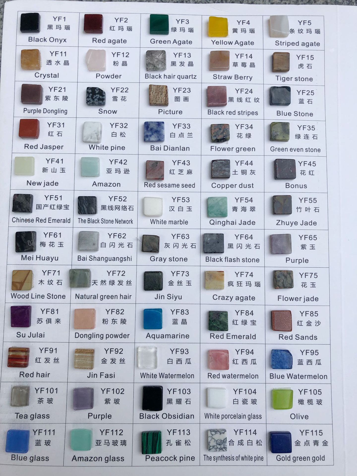 宝石手表面表盘 天然**石双平面圆片 首饰配件 表字面厂家批发