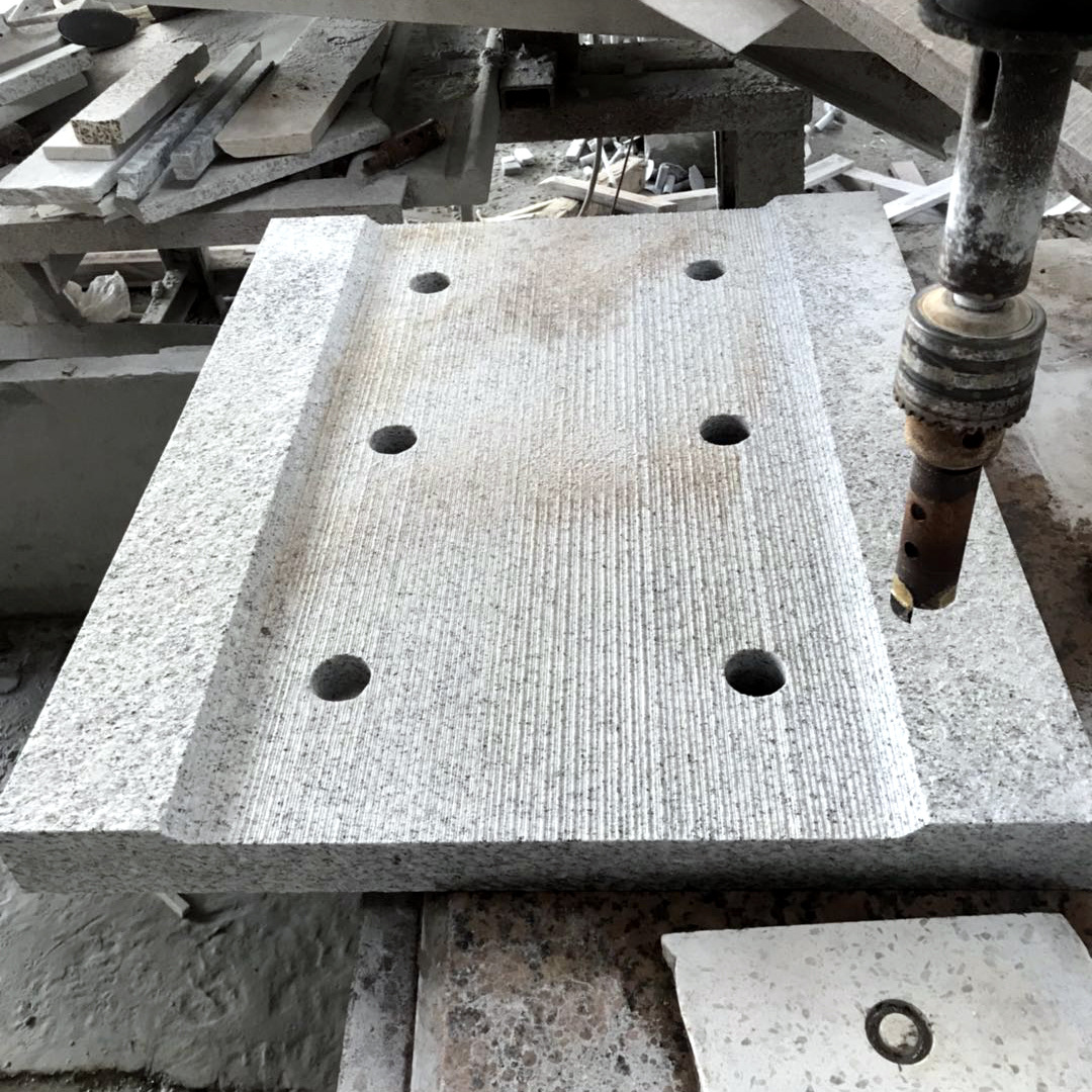 重庆厂家直销批发加工定制规格花岗岩石材水篦子下水道沟盖板