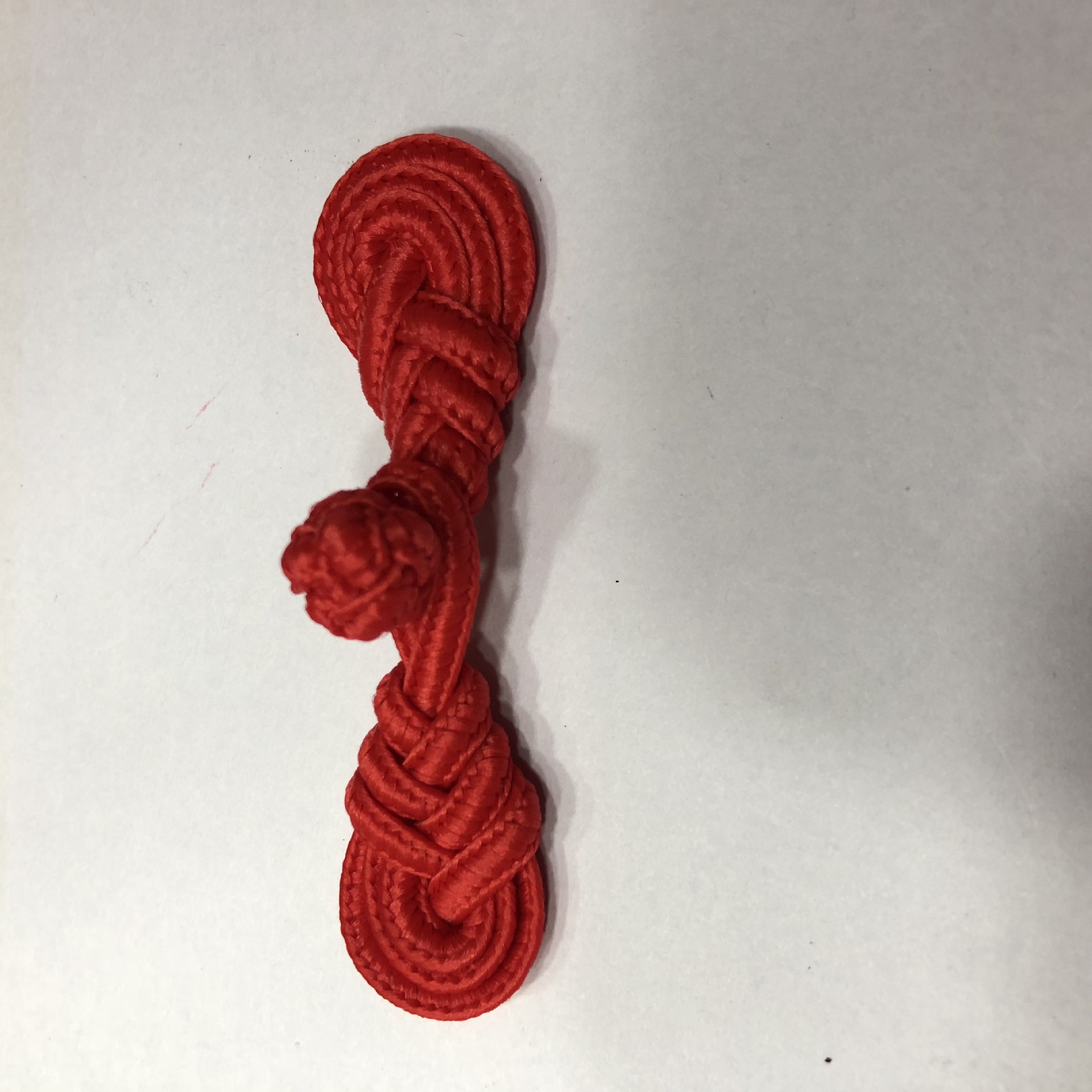 复古景纶实心白色染色琵琶旗袍扣盘扣礼品盒服装纽扣