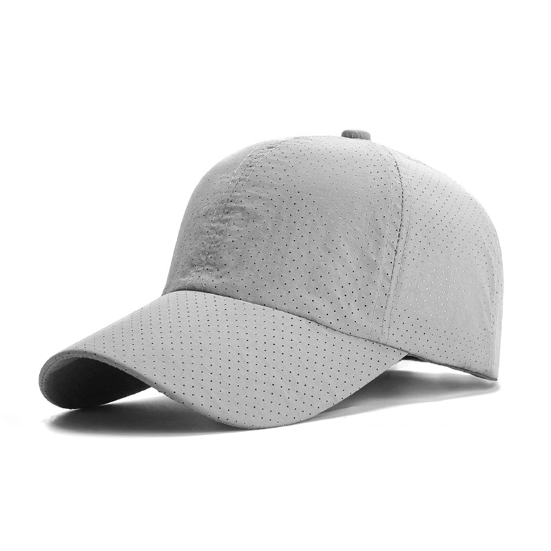 Summer Hat Men's Korean-Style Sun Protection Quick-Drying Peaked Cap Baseball Cap Fishing Casual Breathable Mesh Women's Sun Hat Xmz37
