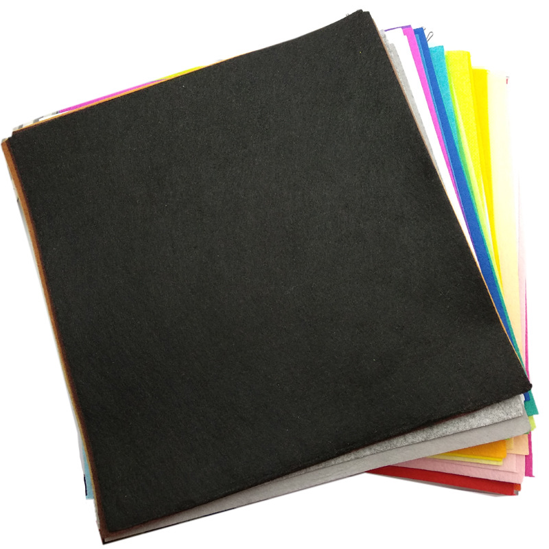 40色30*30cm不织布套装 幼儿园手工儿童早教环保彩色diy毛毡布片