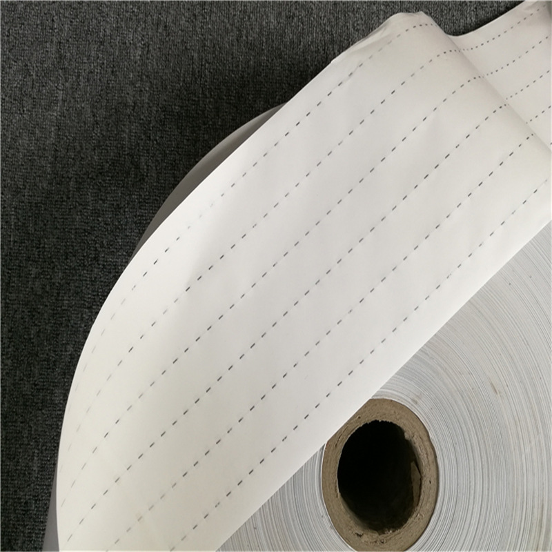 安全线不干胶标签防伪纸张防伪安全线纸卷筒安全线不干胶纸现货