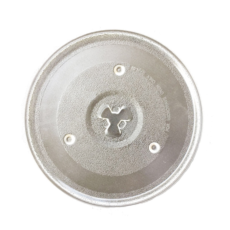 (加厚)微波炉玻璃转盘盘子 27cm 微波炉转盘玻璃托盘微波炉转盘