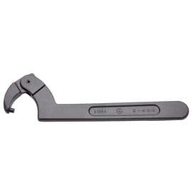 天达新工月牙扳手可调节圆头活动钩型扳手(美标)td1205b 50-120mm