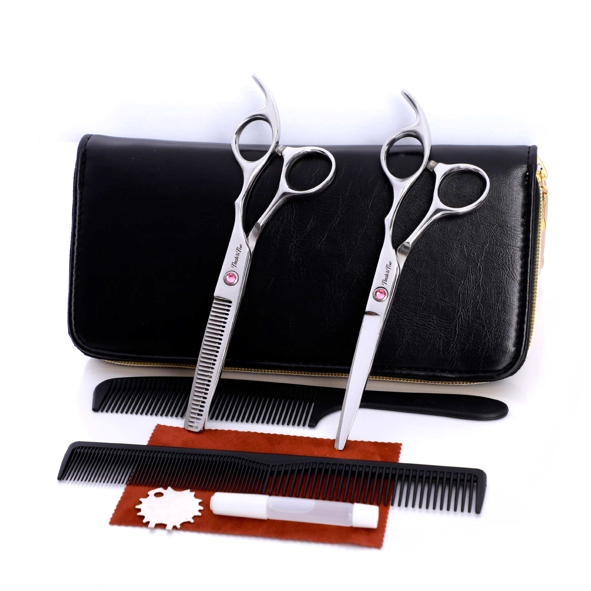 炫火专业理发美发剪刀美发工具平剪刘海剪牙剪打薄剪组合套装