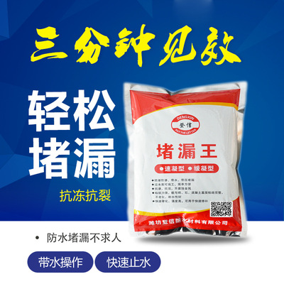 防水材料堵漏王 带水施工水不漏 堵漏王速凝型堵漏王