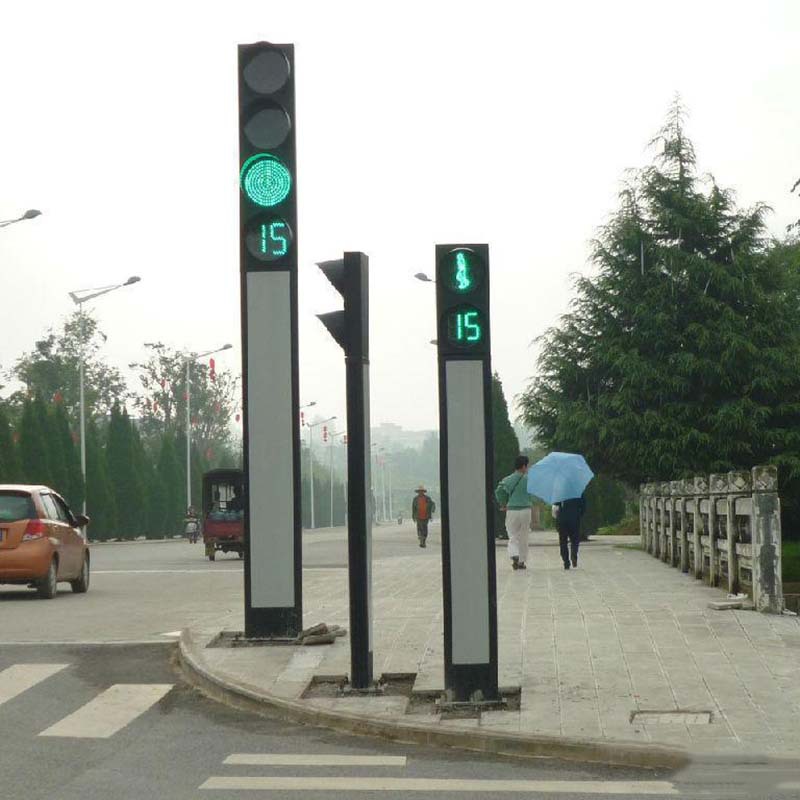 供应直供一体化信号灯支持安装立柱式一体化交通信号灯