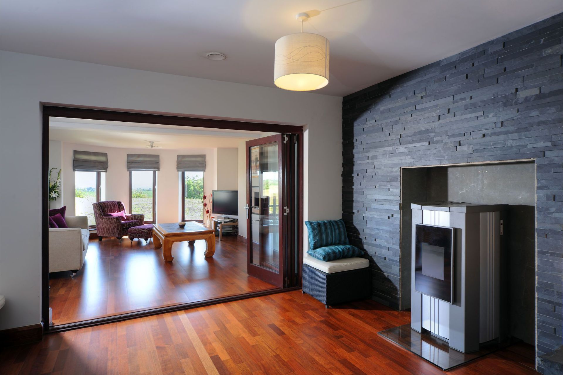 江西天然青石板开槽文化石客厅玄关组合板石材墙外板岩室内背景墙