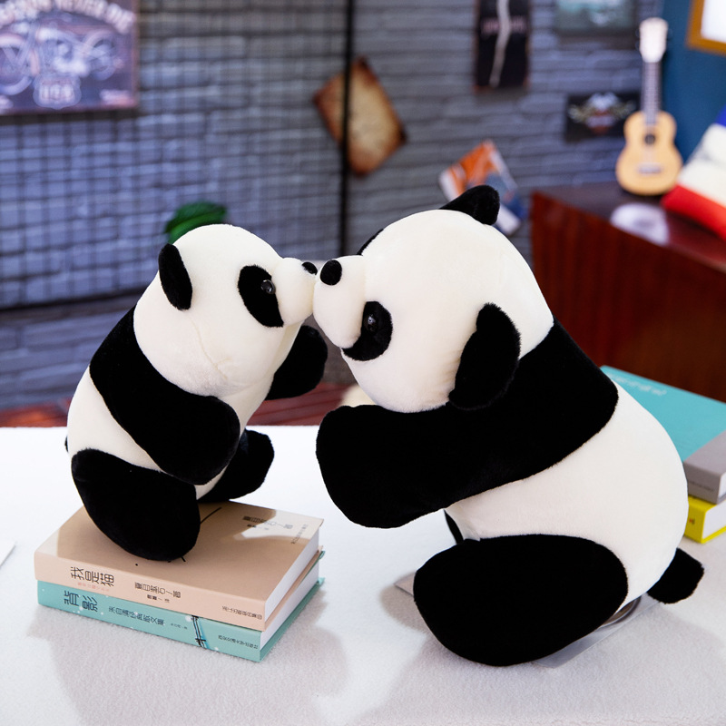 Cute Lying Giant Panda Plush Sleeping Doll Pillow Bed Girls' Doll Chengdu Tourist Souvenir Logo