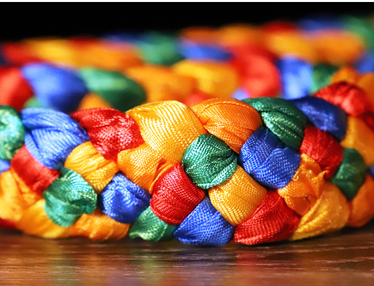 批发哈达绳手工编织五彩哈达结金刚结汽车挂件装饰佛教用品