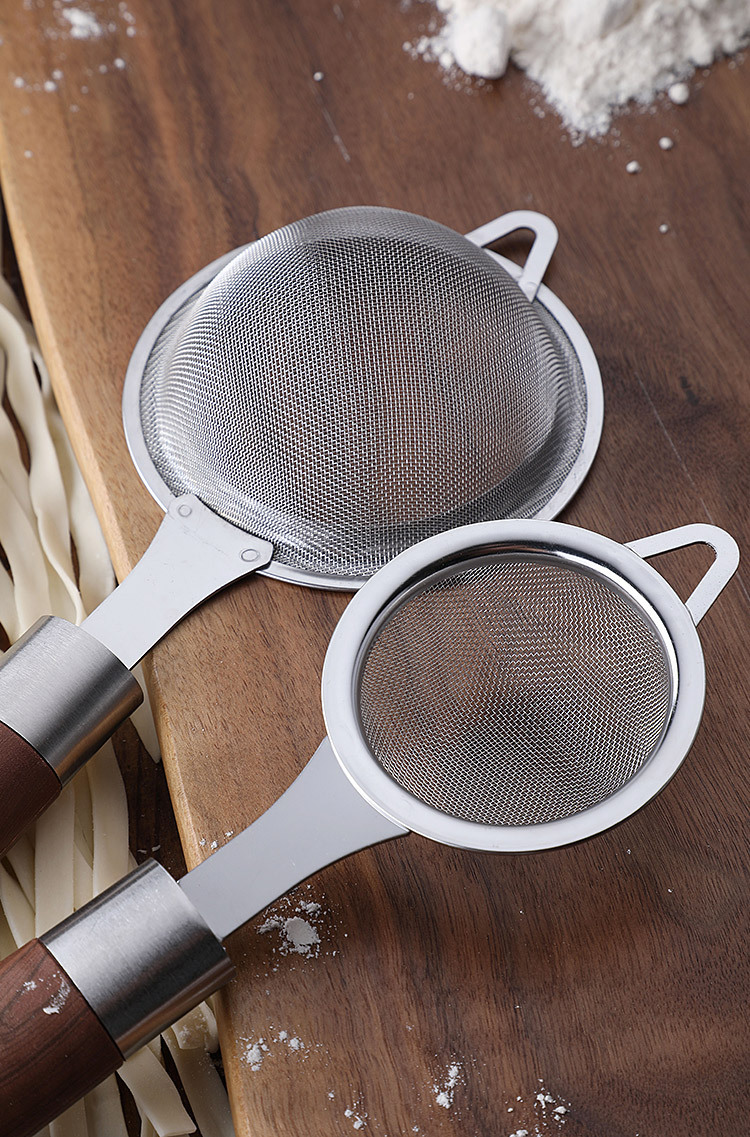 跨境百货304不锈钢豆浆过滤网实用家用面粉筛漏网勺漏勺网漏油格