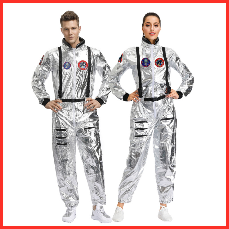 万圣节情侣流浪地球同款太空服装 男士 女式宇航员舞台演出服批发