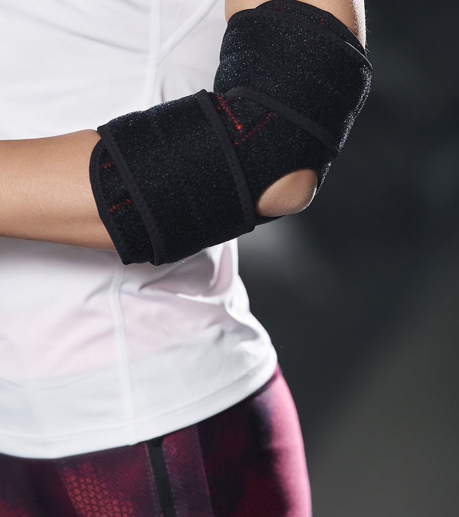 运动护肘关节男女护手臂胳膊弹簧支撑运动护具男篮球网球装备批发