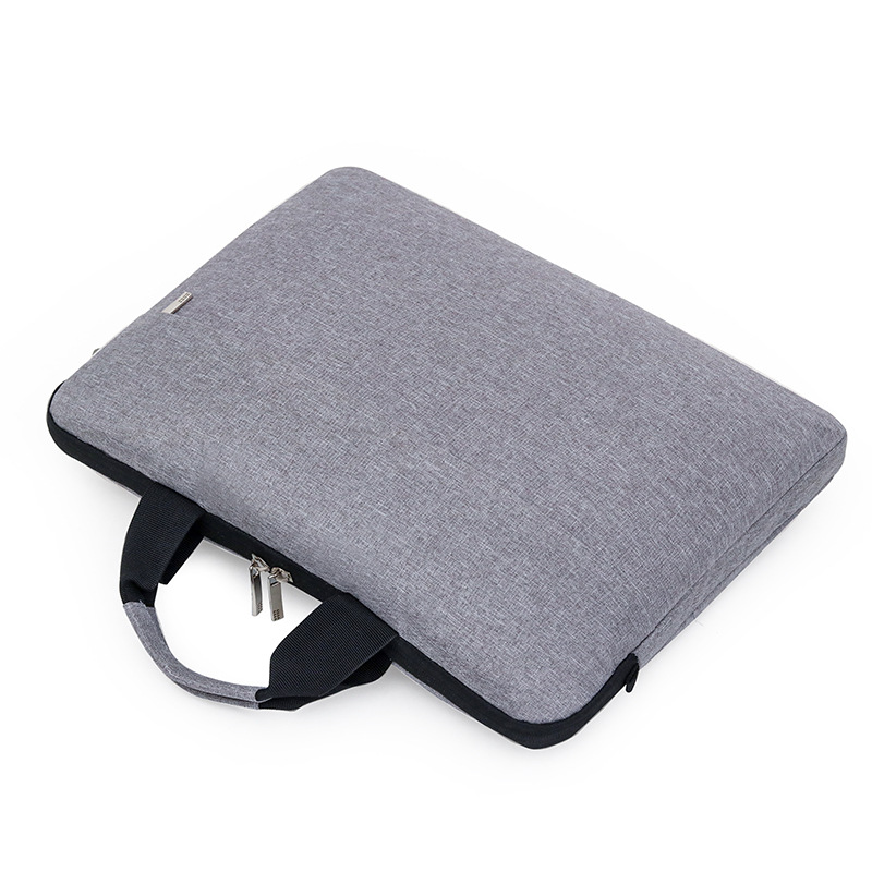 电脑包便携式公文包拉链式办公会议记录收纳包电脑大容量商务包