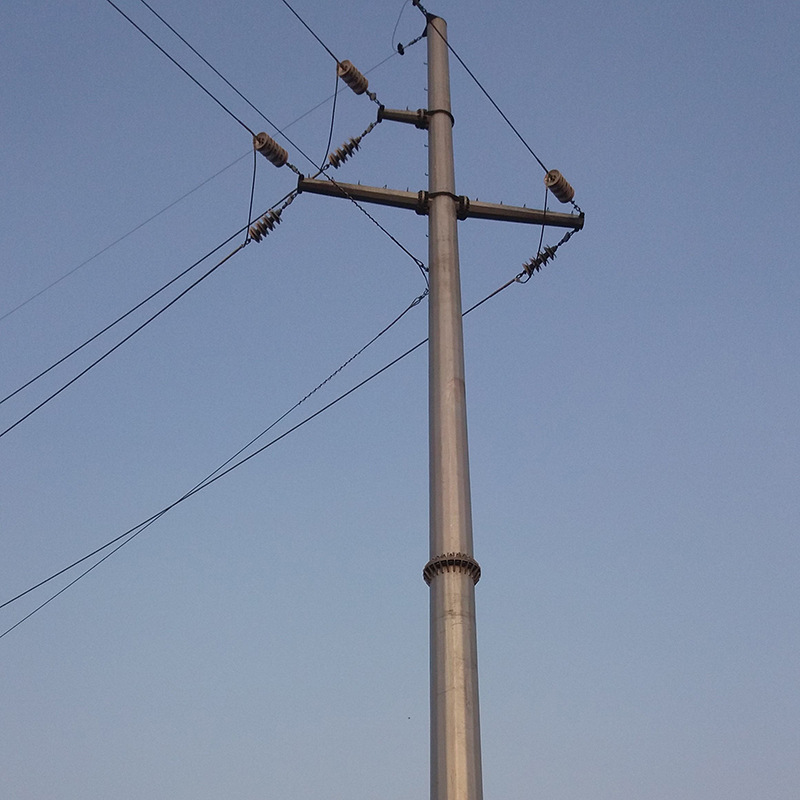国网施工110kv电力钢杆 耐张线路钢管塔 双回电缆钢管杆 厂家销售