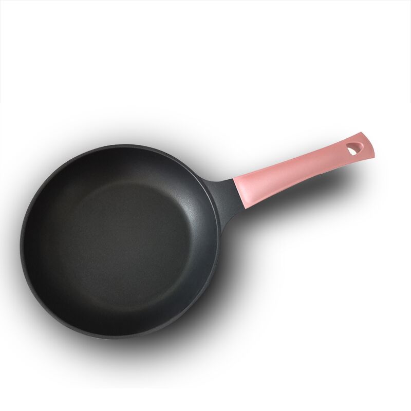 Rose Gold Flat Frying Pan Aluminum Alloy Non-Stick Steak Fry Pan Open Fire Induction Cooker Available