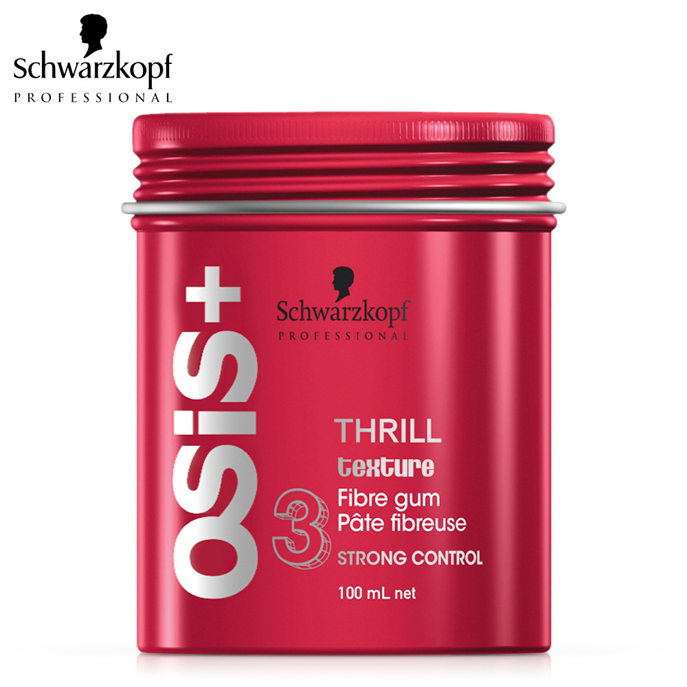 进口 施华蔻osis竖立纤维质感发胶100ml定型发泥干胶男女造型发蜡