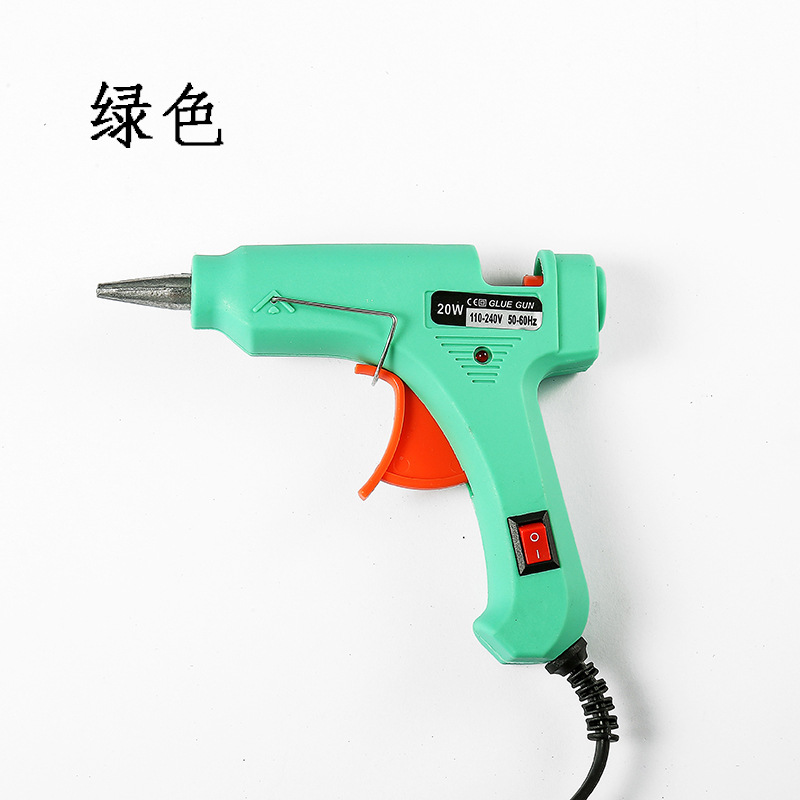 20W Hot Glue Gun Sol Gun Hot Melt Gun Electric Heat Gun Hot Melt Glue Gun DIY Sticky Flower Glue Gun High Temperature Glue Gun