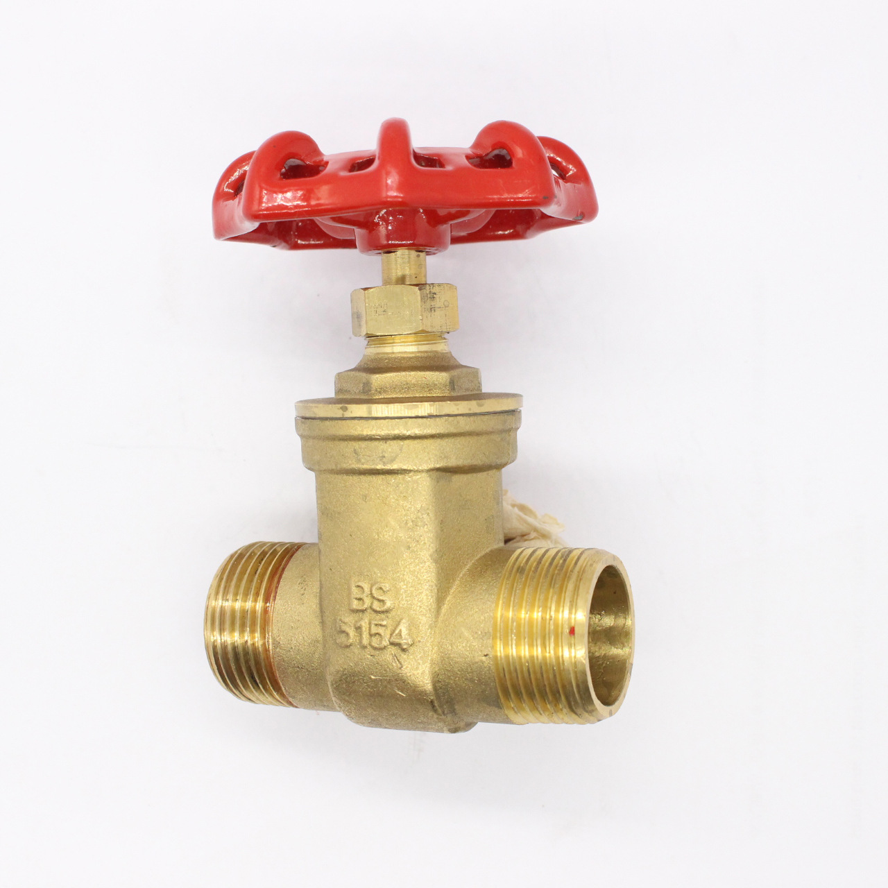 外螺纹黄铜卡套闸阀 npt外丝male thread 20mm gate valve.