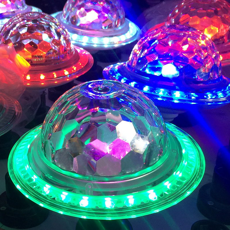 Ufo Music Magic Ball Light Bluetooth Music Lights Mp3 Colorful Voice Control Crystal Magic Ball Stage Lights Cross-Border Supply