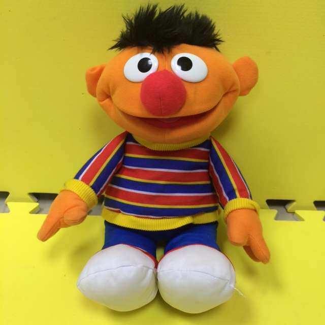 外贸原单sesame street 芝麻街 elom艾摩 毛绒公仔玩具红娃手偶