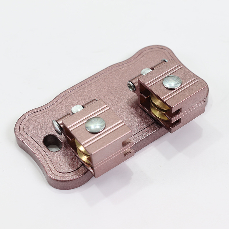 升降晾衣架配件转角器手摇晾衣架配件定位转向器万向滑轮批发