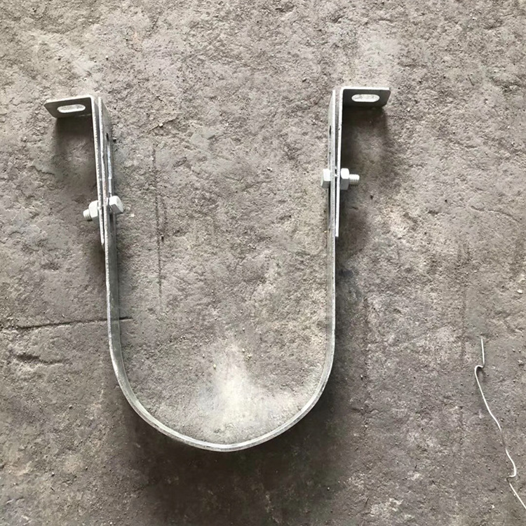 u型卡箍抱箍桥梁pvc泄水管可调型管卡pvc160管箍管卡子