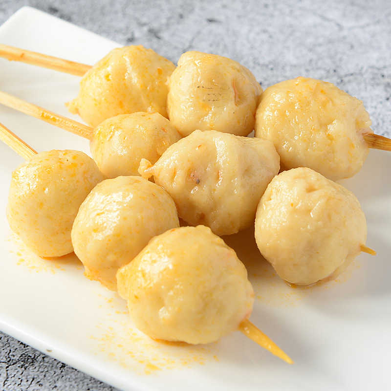 墨鱼丸350g一袋10串关东煮食材串串香麻辣烫便利店日料食材批发商