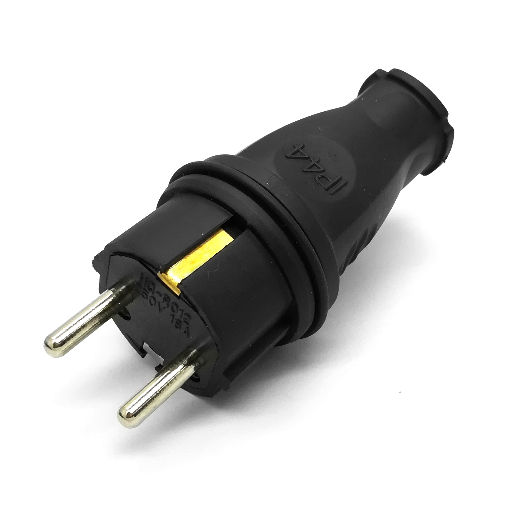 欧德式公母连接插头插座 欧德规橡胶ip44防水插头插座 德国插头