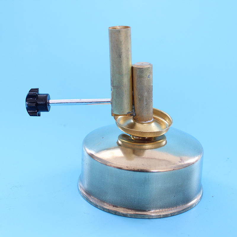 厂家供应酒精喷灯坐式 全铜 教学仪器 酒精喷灯坐式实验酒精灯