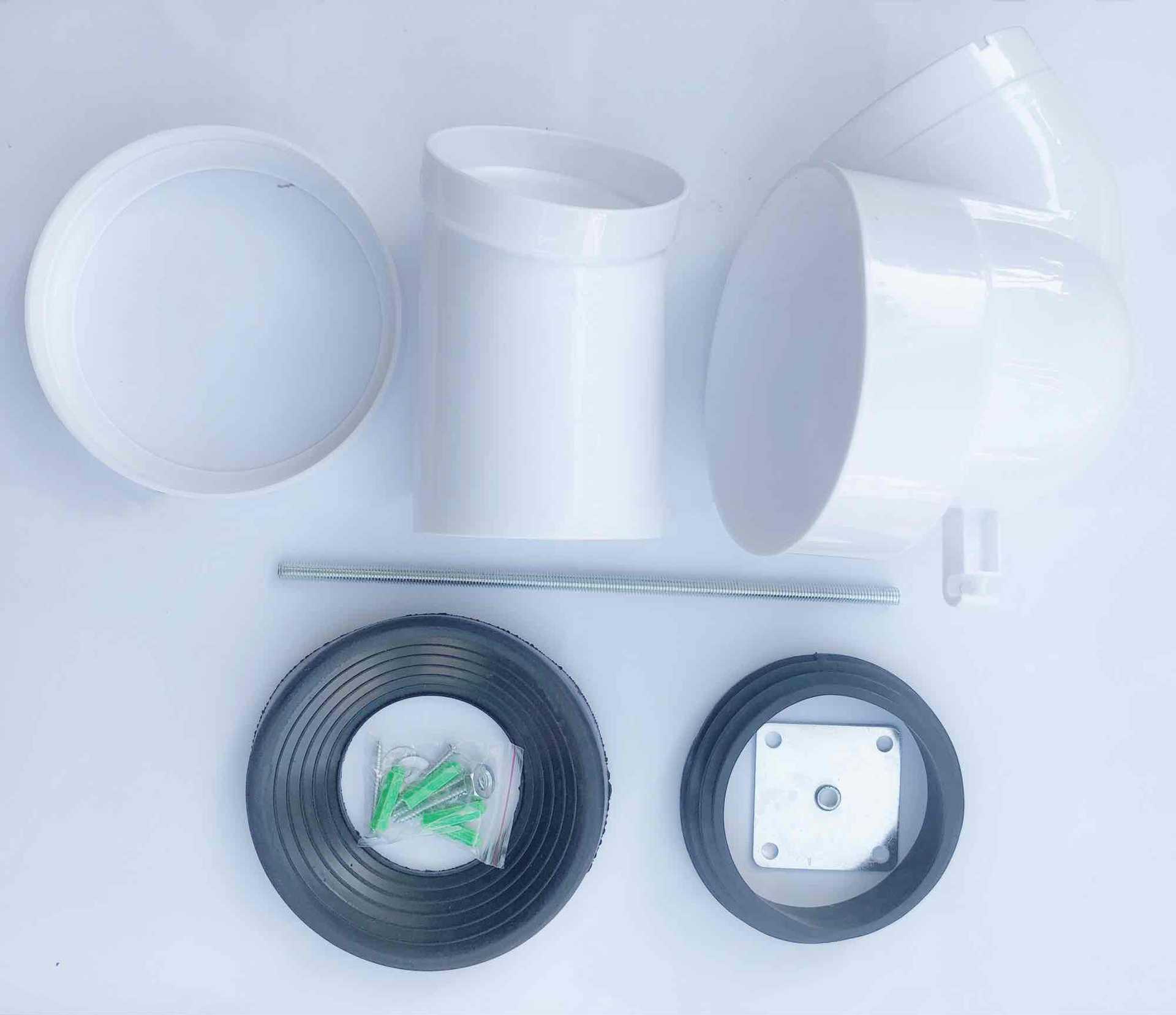 厂家直销马桶转地排污管坐便器250mm塑料s型塑料弯管陶瓷卫浴配件