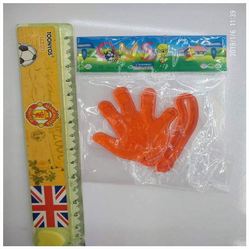 Sticky Toy Retractable Sticky Palm Sticky Soft Glue Toy Five-Finger Hand Climbing Wall Palm Toy