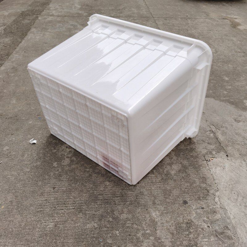 供应可装轮蓝色鱼箱 白色塑料大水箱 储水箱 红色塑料瓷砖箱