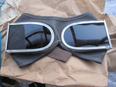 双色可选 59风镜 羊皮风镜 老风镜 护目镜 放风镜 飞行风镜