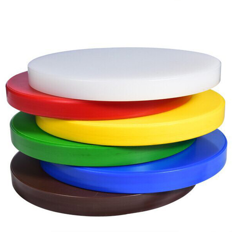 厂家pe塑料圆墩低密度聚乙烯圆形塑料菜墩pe塑料砧板菜板家用菜板