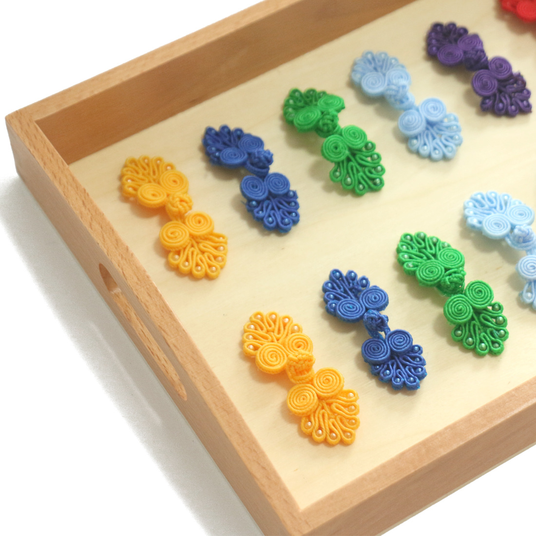 蒙台梭利教具日常生活学习教具早教益智玩具蒙氏教具盘扣