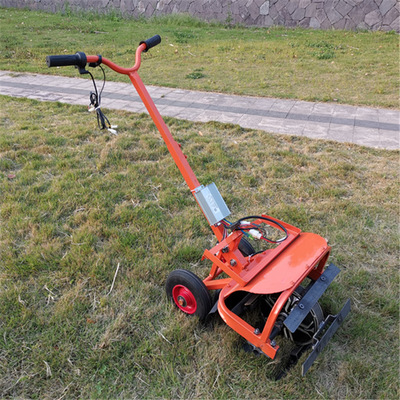 新升级果园绿篱农田除草机 48v电动车电瓶充电式电动锄草机松土机