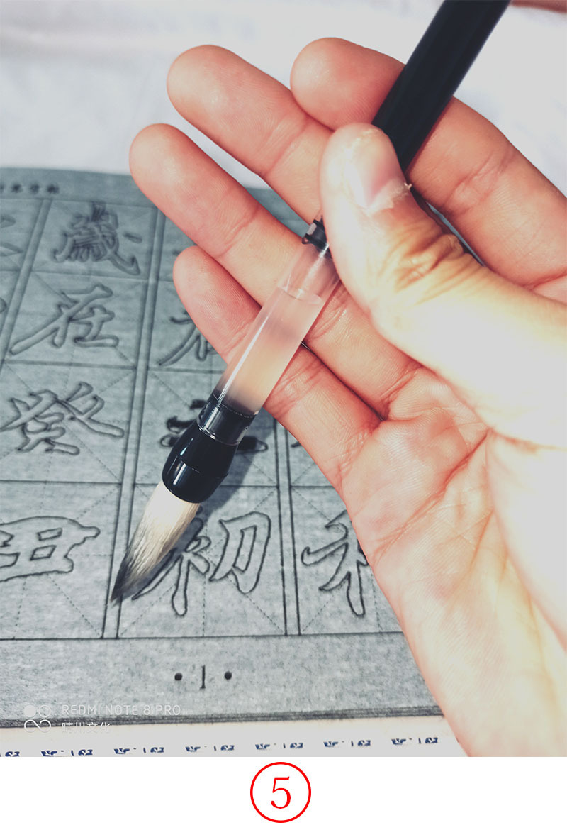 三岁书生 自来水灌水 储水毛笔吸水吸墨大中小白云兰竹不沾墨毛笔