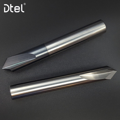 dtel/硬质合金90度钨钢整体倒角铣刀90°数控cnc倒角专用铣刀