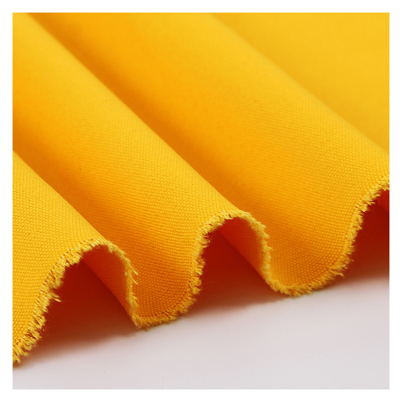 全棉16安帆布面料 箱包靠垫抱枕家纺布料 素色安帆布