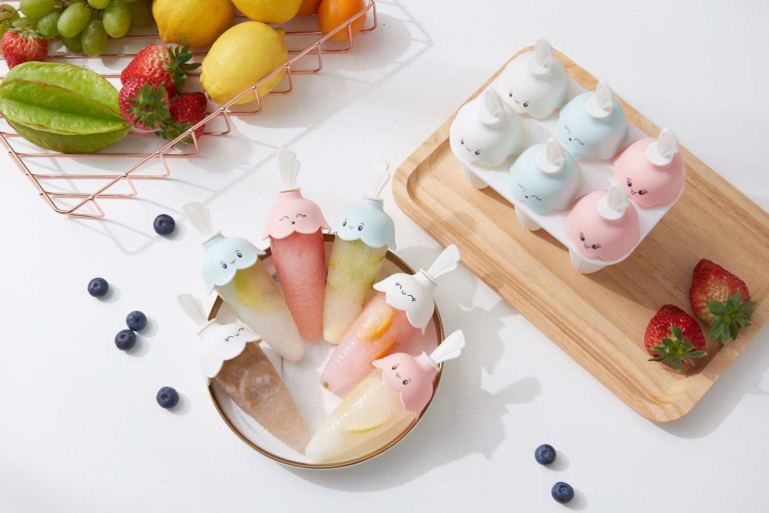 家用制冰模具雪糕模具食品级卡通可爱玉米冰激凌模具冰棒冰棍模具