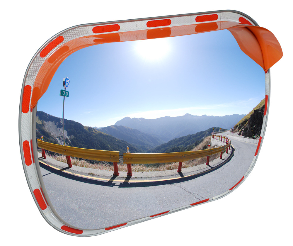 ce convex mirror 60*45cm不锈钢反射镜 安全道路广角镜